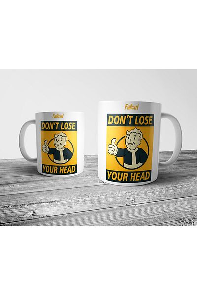 Pixxa Fallout 6 - Don'T Lose Your Head Mug Model