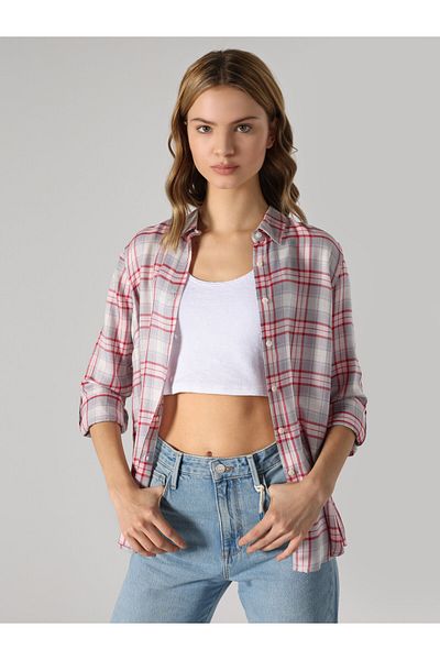 Colin's Cămașă gri Regular Fit pentru femei cu mânecă lungă - Cl 1061883