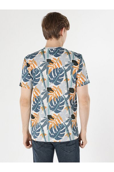 Colin's Tricou pentru bărbați cu decolteu obișnuit - multicolor, cu mânecă scurtă Cl 1062804