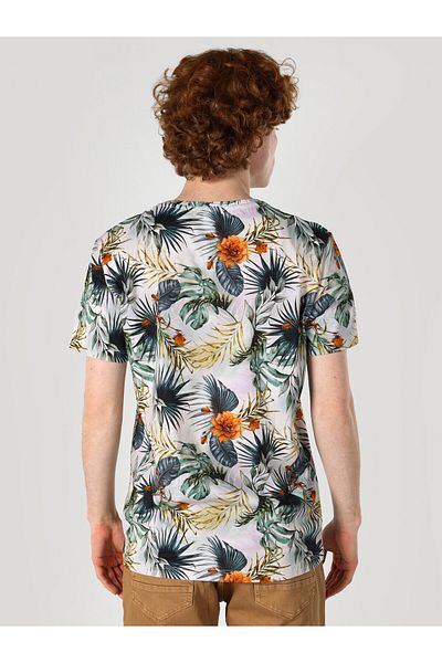 Colin's Men's Short Sleeve Printed T-Shirt - Multi Color, Regular Fit Cl 1062852
