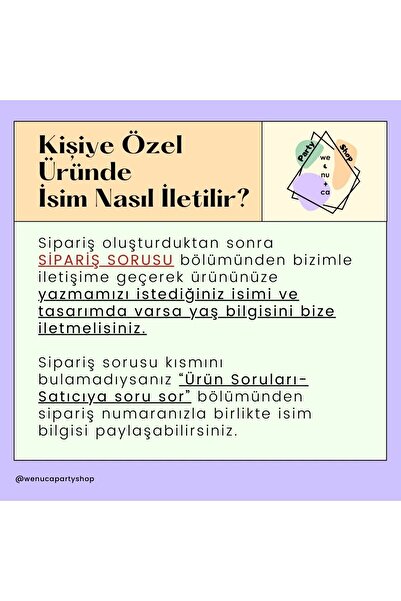 wenucapartyshop Kişiye Özel One Pasta Süsü, 1 Yaş Doğum Günü Pasta Üstü Süsü