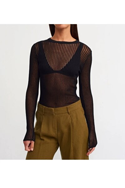 fujya DÁMSKÝ TRANSPARENTNÍ BLUZ