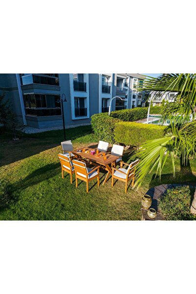 Mobilya Dükkanım Dalya Ahşap Masa Sandalye Takımı ROY007