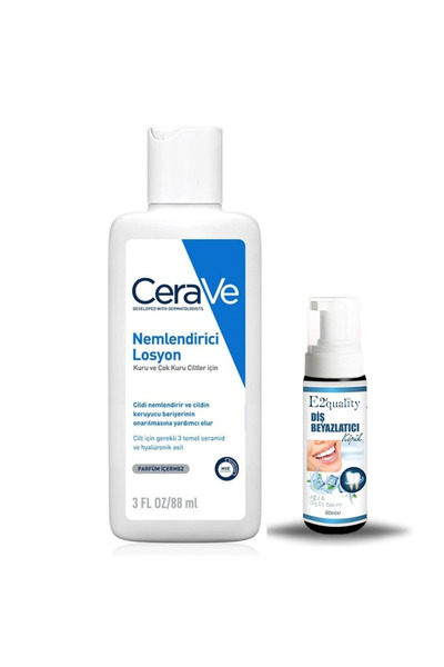 CeraVe Nemlendirici Losyon 88 ml + Hediye Diş Beyazlatıcı Köpük
