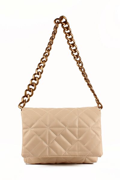 Luwwe Bag's Geantă de umăr cu lanț matlasat pentru femei, cu curea de mână și de umăr (20652)