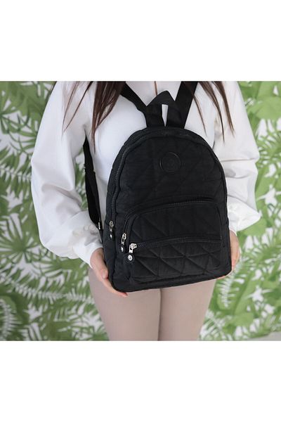 Elentra Black, Waterproof, Wrinkle Waterproof, Trend Suggestion, Backpack, Three Compartment, Hiking Bag
