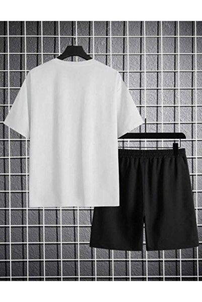 SİNSER TEKS Boys/Girls' ''PARİSS'' Printed T-Shirt-Shorts Set