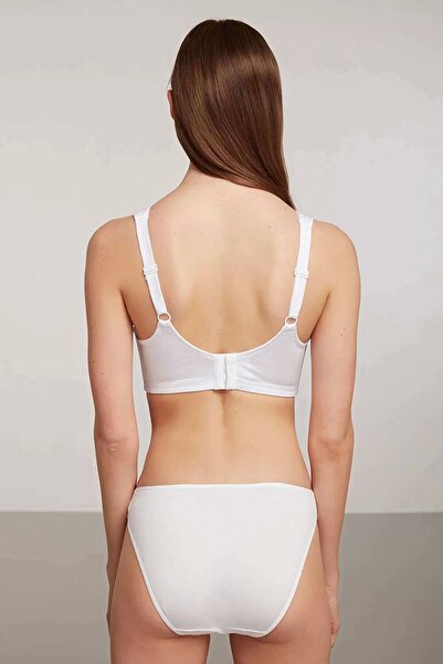 Kom Carmina Бюстгальтер з принтом, білий