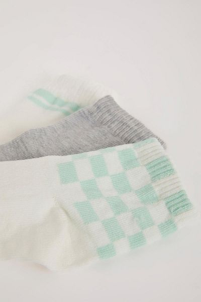 DeFacto Baby Boy Seamless 3-Piece Cotton Long Socks C4289a5ns