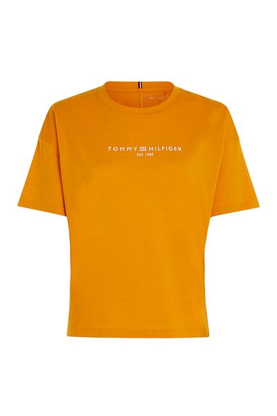 T shirt tommy hilfiger jaune discount
