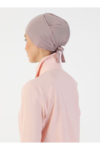 Ecardin Thin Parisian Breathable Fabric Large Size Bonnet - St 240 Smoke Rose