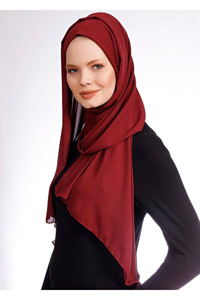 Ecardin Πρακτικό Σάλι Κρεπ - St 238 Dark Burgundy