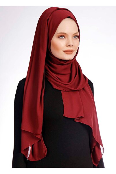 Ecardin Πρακτικό Σάλι Κρεπ - St 238 Dark Burgundy