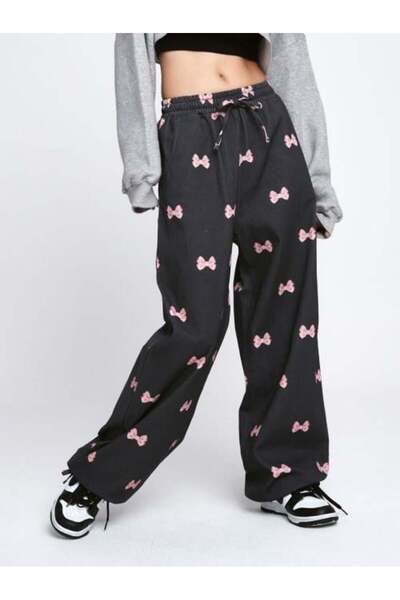 Toum Morera Boutique Y2k Pink Ribbon Streetwear Φούτερ