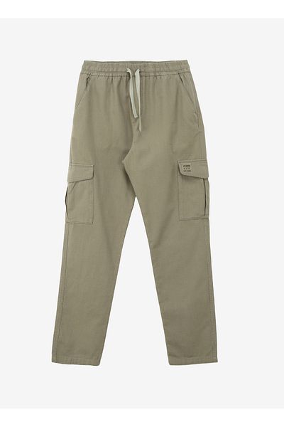 Lee Cooper Khaki Men's Cargo Pants - Regular Leg, 242 LCM,221008 KETGO KHAKI