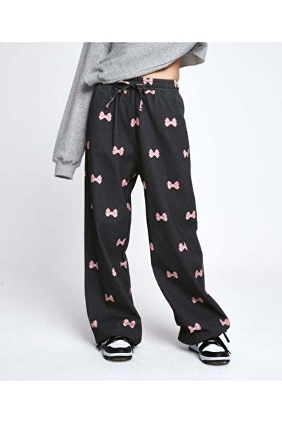 Touz Moda Φούτερ Y2k Pink Ribbon Streetwear