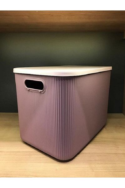 Bayev 21 Lt Storage Purple Multi-Purpose In-Cabinet Organizer Box - Toy and Laundry Basket