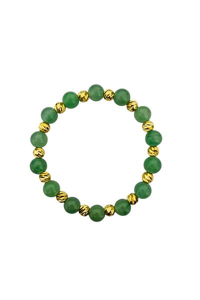 MK tasarım MK DESIGN REAL AVENTURINE STONE BRACELET MK.031.006