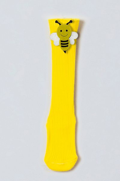 ADABEBEK Bee Felted Baby Girl Knee Socks