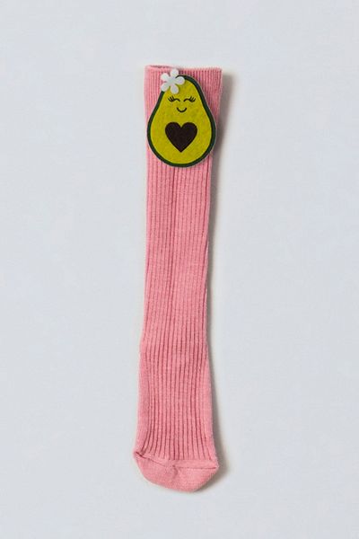 ADABEBEK Buckle Avocado Felt Baby Knee Socks