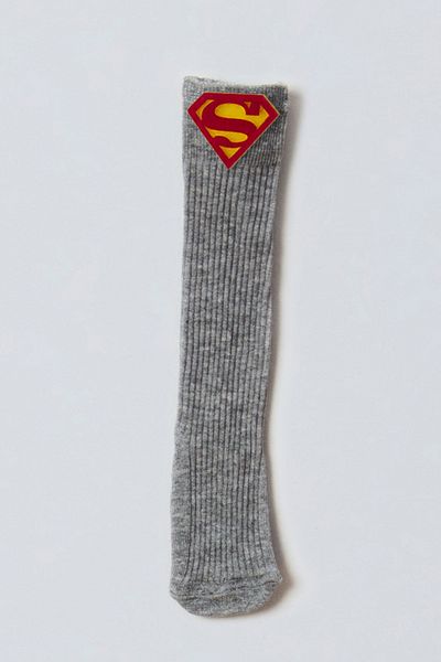 ADABEBEK Superman Felted Baby Knee Socks