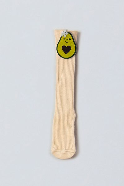 ADABEBEK Buckle Avocado Felt Baby Knee Socks