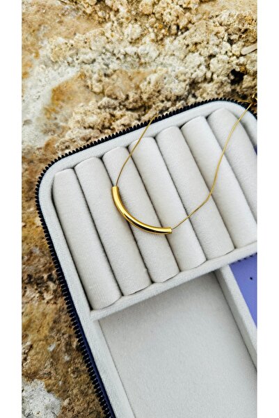 Rüya Çelik Yatay Kolye