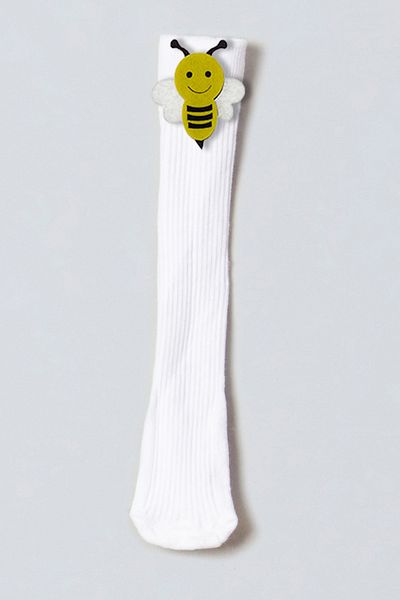 ADABEBEK Bee Felted Baby Girl Knee Socks