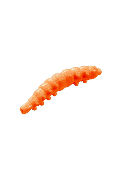 BERKLEY Powerbait Garlic Power Honey Worm ORANGE 2.5CM - 55 ADET