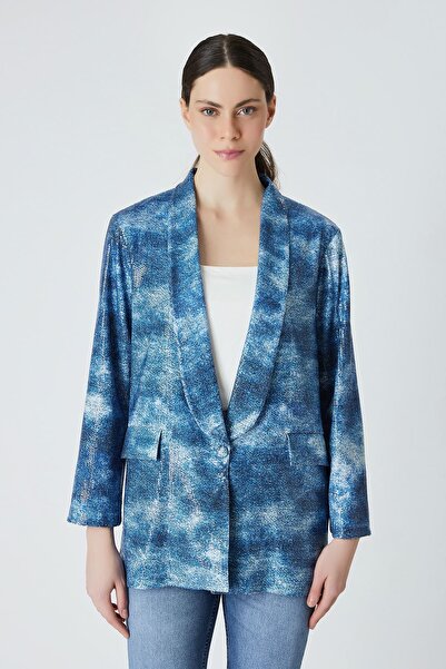 FEVER Kontrast payetli blazer ceket