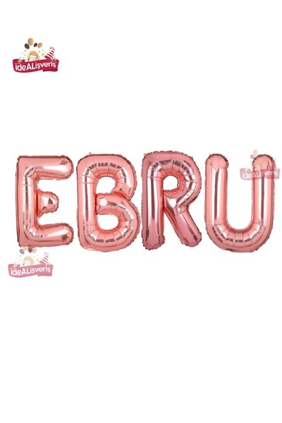 Genel Markalar 4 Harfli Kişiye Özel İsim Folyo Balonu Doğum Günü Folyo Balon ...