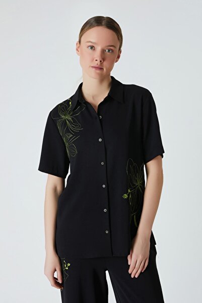 FEVER Kontrast nakışlı gömlek