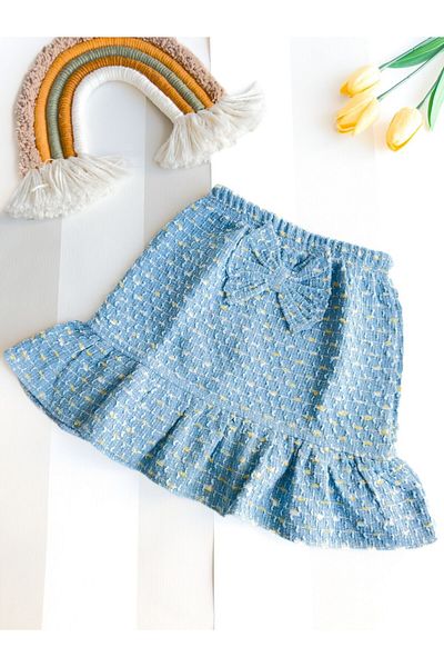 Momsbrand Tweed Plaid Skirt