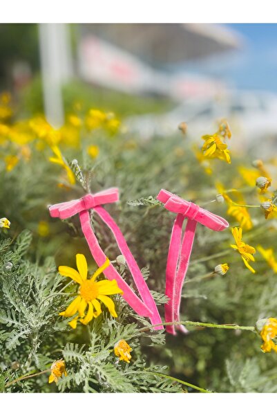 MissTulinaKozmetik 2-Piece Pink Bow Buckle