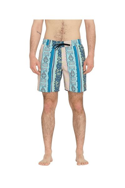 Volcom ملابس السباحة القصيرة Lido Print 17 Cb - تصميم مريح وأنيق