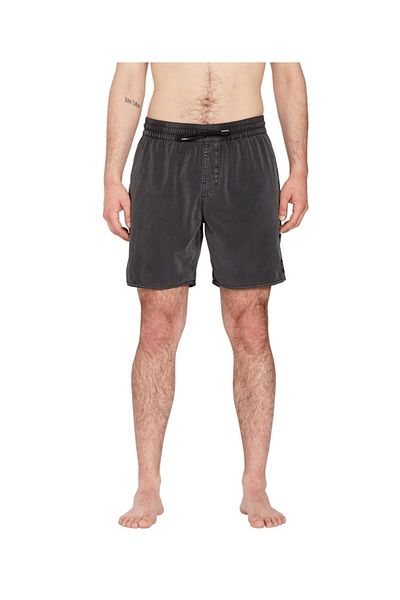 Volcom Center 17 Blk - Stylish Shorts Swimsuit