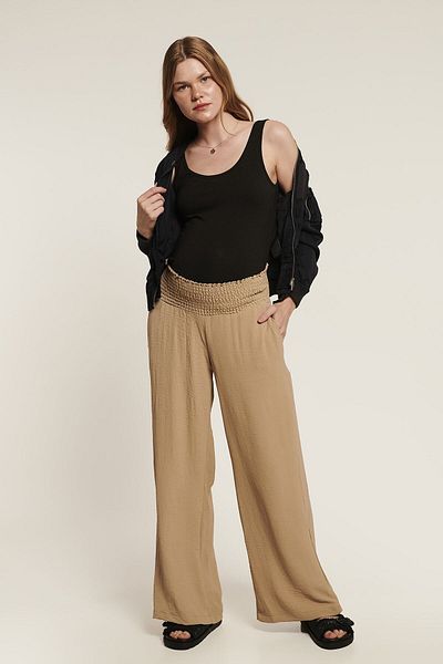 LYN MAMA Pantaloni de maternitate Raven Beige