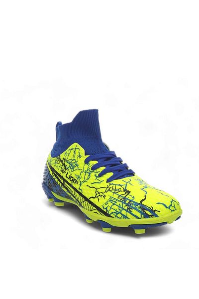 Lion Boys' Football Boots with Astroturf Socks