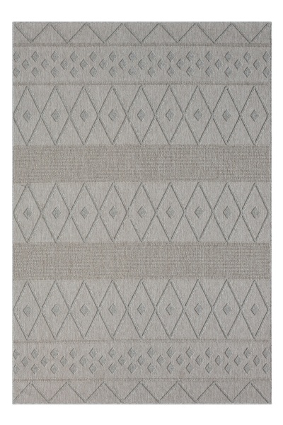 SEYRAN HALI Öz Halı Loopy 620 Gri Dekoratif Antialerjik Dokuma Halı