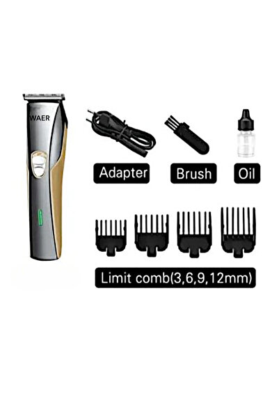 WAER Profesyonel saç sakal tıraş makinesi