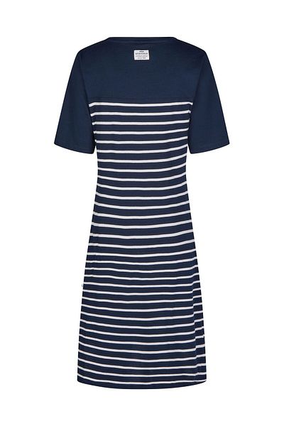 wind sportswear Maritimes Strandkleid gestreift, Knielang, Maritim