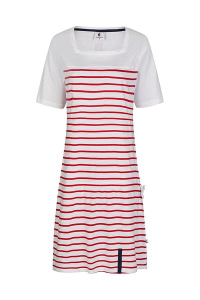 wind sportswear Maritimes Strandkleid gestreift, Knielang, Maritim