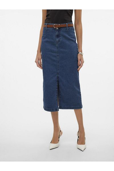 Vero Moda Jeansrock VMPEYTON Midirock