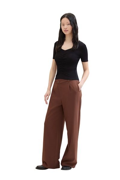 Tom Tailor knit tee with rouching