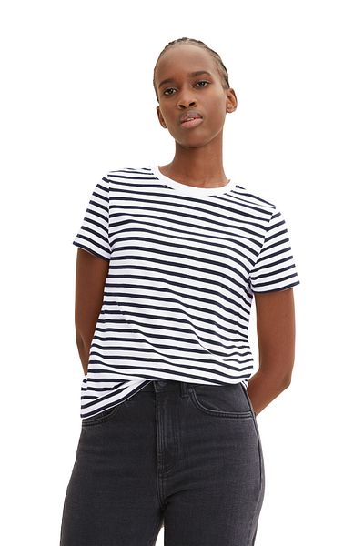 Tom Tailor tricou modern cu dungi
