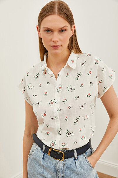 Olalook Жіноча лляна білизну з кораловим візерунком Сорочка GML19001205