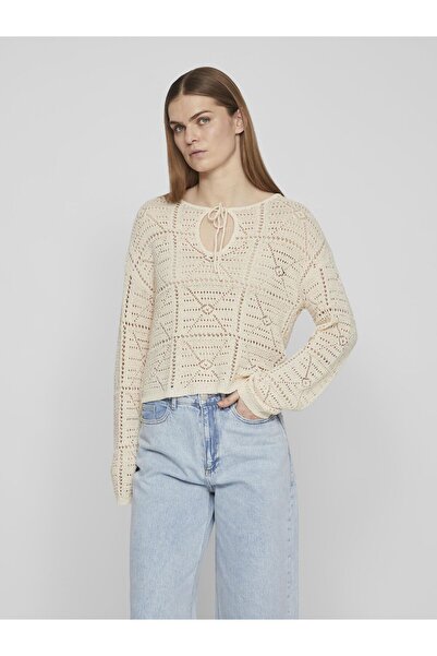 VILA Strickoberteil Kurzes