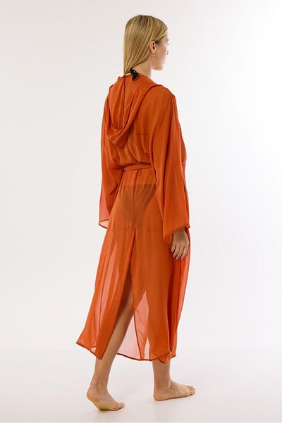AYYILDIZ 4807 Tile Hooded Beach Dress