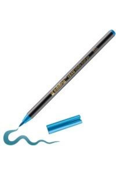 Edding FELTED PEN EDDING BRUSH TIP METALLIC BLUE (1340-73)