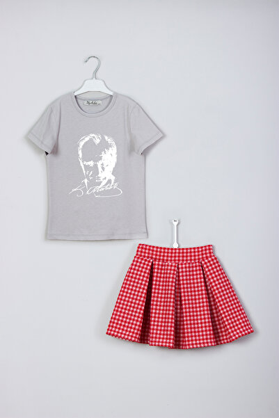 MYADA Noul sezon Ataturk Silhouette Autografat Tricou cu model Set combinație...